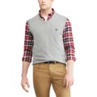 Men's Chaps Regular-fit V-neck Sweater Vest, Size: Large, Grey