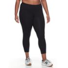 Plus Size Tek Gear Cropped Legging, Women's, Size: 2xl, Black