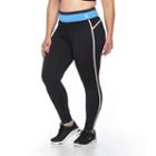 Plus Size Fila Sport&reg; Tracker Colorblock Workout Leggings, Women's, Size: 1xl, Black