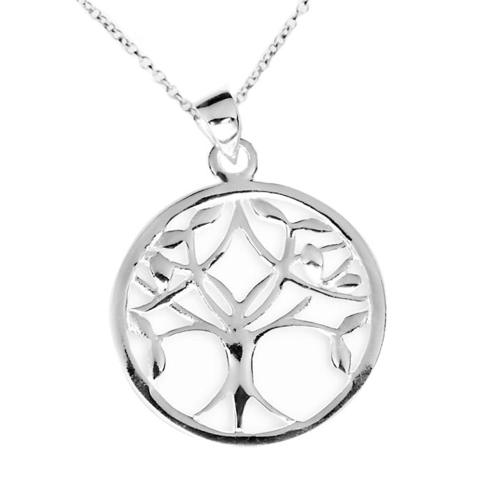 Sterling Silver Tree Of Life Pendant, Women's, Size: 18, Grey
