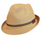Scala Classico Paper-braid Fedora - Men, Size: Large, Brown