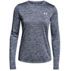 Women's Under Armour Tech Long Sleeve Tee, Size: Xs, Dark Blue