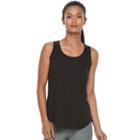 Women's Tek Gear&reg; Performance High-low Base Layer Tank, Size: Large, Black
