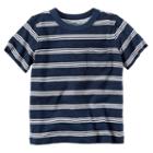 Boys 4-8 Carter's Short Sleeve Triple-striped Slubbed Pocket Tee, Boy's, Size: 8, Ovrfl Oth