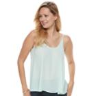 Women's Apt. 9&reg; Swing Camisole, Size: Xl, Light Blue