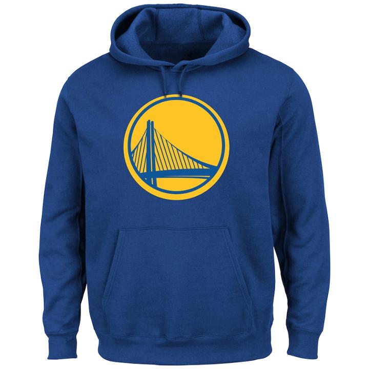 Big & Tall Golden State Warriors Pullover Fleece Hoodie, Men's, Size: 4xl Tall, Blue