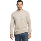Men's Arrow Classic-fit Sueded Fleece Crewneck Sweater, Size: Medium, White Oth