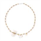 Girls 4-16 Carter's Beaded Unicorn, Star & Bow Charm Necklace, Size: 3, Gold