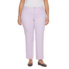 Plus Size Gloria Vanderbilt Amanda Classic Tapered Jeans, Women's, Size: 22w Short, Lt Purple