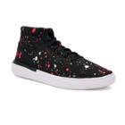 Under Armour Kick It 2 Splatter Mid Girls' Sneakers, Size: 7, Black