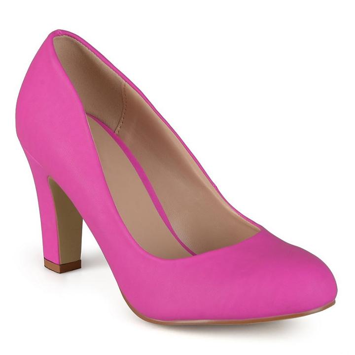 Journee Collection Ice Women's High-heels, Girl's, Size: 6.5, Pink