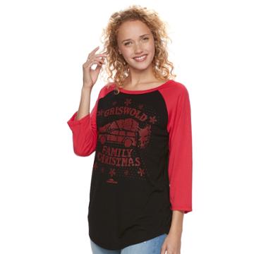 Juniors' National Lampoon's Christmas Vacation Griswold Family Graphic Tee, Teens, Size: Xs, Oxford