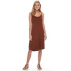 Women's Apt. 9&reg; Strappy Tank Dress, Size: Small, Med Brown