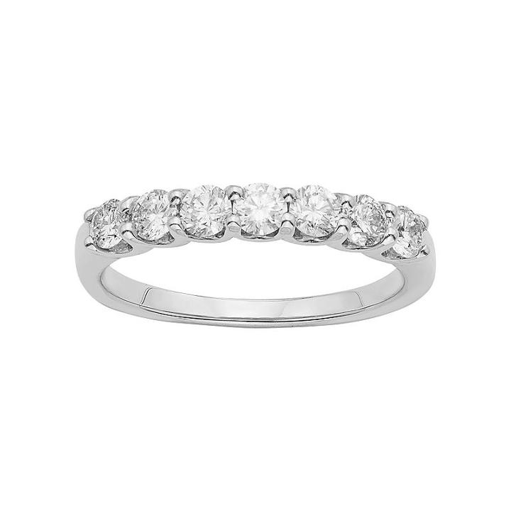 Igl Certified Diamond Wedding Ring In 14k Gold (3/4 Carat T.w.), Women's, Size: 8.50, White
