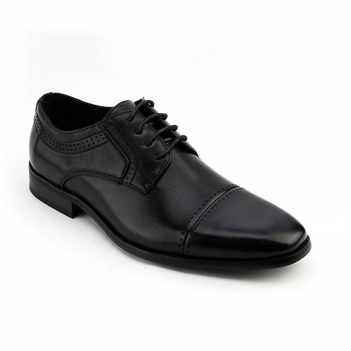 Xray Fleet Men's Cap-toe Oxford Shoes, Size: 11, Black