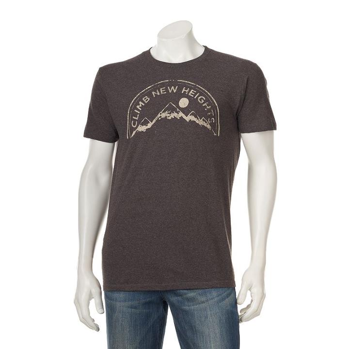 Men's Sonoma Goods For Life&trade; Climb New Heights Tee, Size: Xxl, Oxford