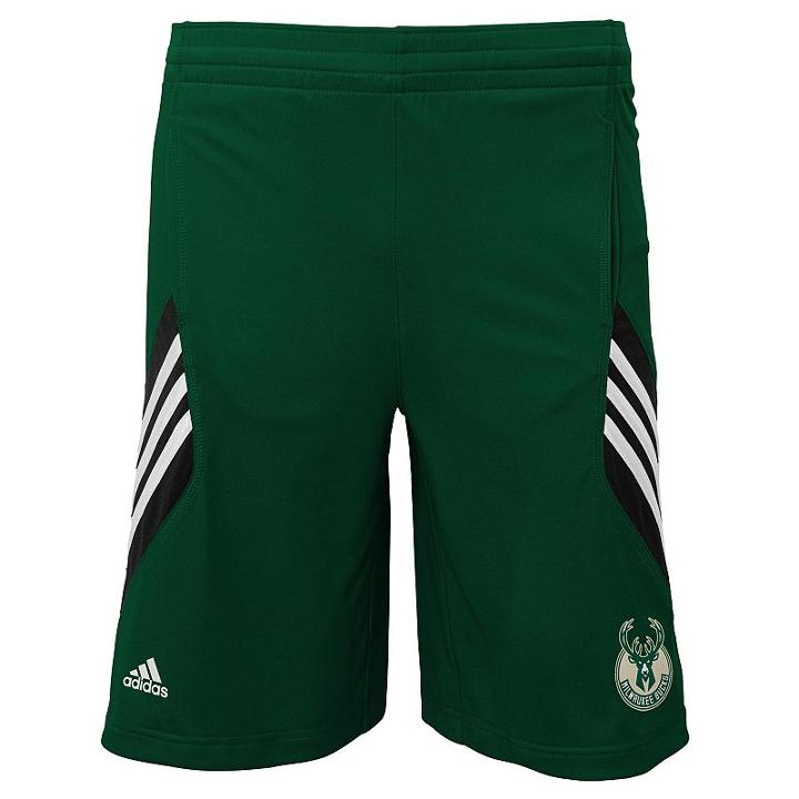 Boys 4-7 Adidas Milwaukee Bucks Prestige Shorts, Boy's, Size: Large, Green Oth