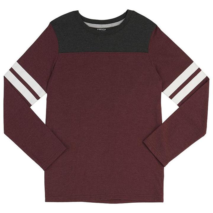 Boys 4-7 French Toast Colorblocked Tee, Size: 4, Drk Purple
