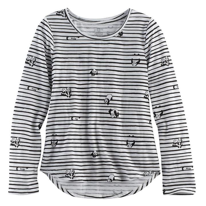Girls 7-16 & Plus Size So&reg; Core Tee, Size: 10, Natural