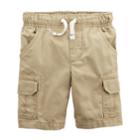 Boys 4-8 Carter's Pull On Cargo Shorts, Size: 4/5, Med Beige