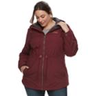 Plus Size Columbia Chatfield Hill Hooded Anorak Jacket, Women's, Size: 1xl, Brt Red