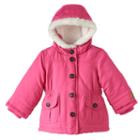 Girls 4-6x Carter's Hooded Parka Jacket, Girl's, Size: 6, Pink