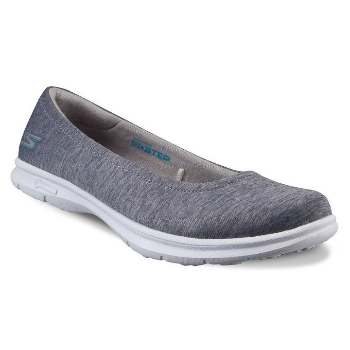 Skechers Go Step Challenge Women's Ballet Flats, Size: 6, Med Grey