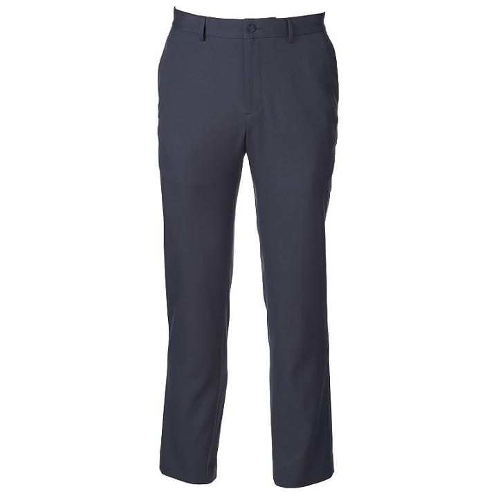 Men's Apt. 9® Extra Slim-fit Easy Care Dress Pants, Size: 34x32, Grey (charcoal)