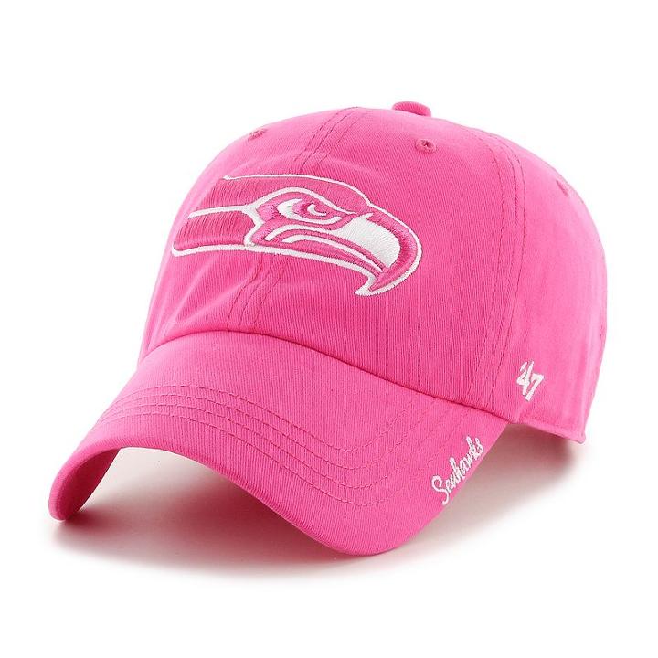 Women's '47 Brand Seattle Seahawks Miata Clean Up Adjustable Cap, Multicolor
