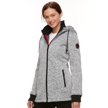 Women's Halitech Knit Jacket, Size: Large, Grey