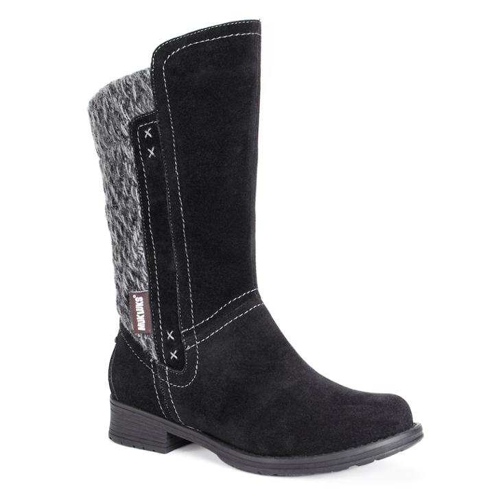 Muk Luks Stella Women's Winter Boots, Size: 6, Black