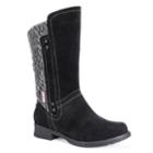 Muk Luks Stella Women's Winter Boots, Size: 6, Black