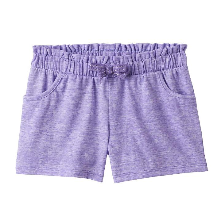 Girls 4-10 Jumping Beans&reg; Space-dyed Shorts, Girl's, Size: 7, White Oth