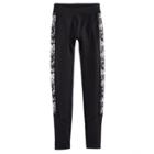 Girls 7-16 & Plus Size So&reg; High-rise Pieced Performance Leggings, Size: 12 1/2, Black