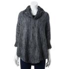 Women's Ab Studio Cowlneck Poncho Sweater, Size: Medium, Ovrfl Oth