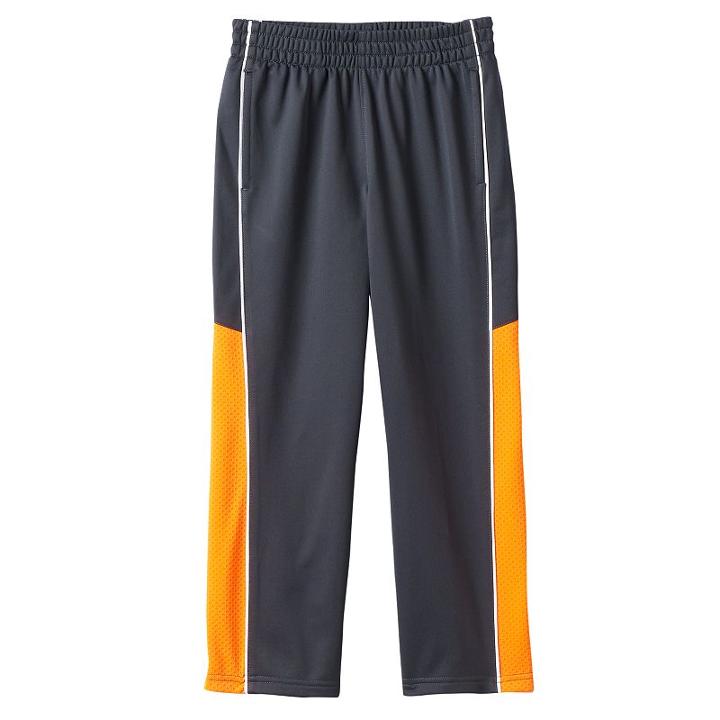 Boys 4-7x Jumping Beans&reg; Pieced Tricot Performance Pants, Boy's, Size: 4, Grey
