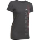 Women's Under Armour Logo Graphic Running Tee, Size: Medium, Grey Other