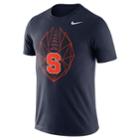 Men's Nike Syracuse Orange Football Icon Tee, Size: Xl, Blue (navy)