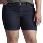 Plus Size Lee Matteo Pork Chop Pocket Shorts, Women's, Size: 20 - Regular, Blue