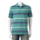 Big & Tall Croft & Barrow&reg; Signature Striped Polo, Men's, Size: 3xb, Med Green