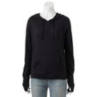 Juniors' So&reg; Pullover French Terry Hoodie, Teens, Size: Xl, Black