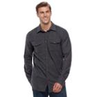 Big & Tall Sonoma Goods For Life&trade; Supersoft Stretch Flannel Shirt, Men's, Size: Xxl Tall, Black