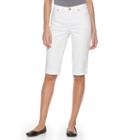 Women's Gloria Vanderbilt Jordyn Skimmer Jean Capris, Size: 16, Lt Orange