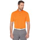 Big & Tall Grand Slam Driflow Regular-fit Mini-ottoman Textured Performance Golf Polo, Men's, Size: Xxl Tall, Orange