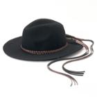 Women's Peter Grimm Golda Wool Panama Hat, Black