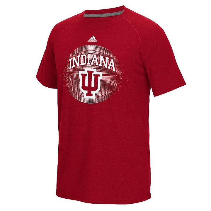 Men's Adidas Indiana Hoosiers High Scorer Tee, Size: Medium, Red