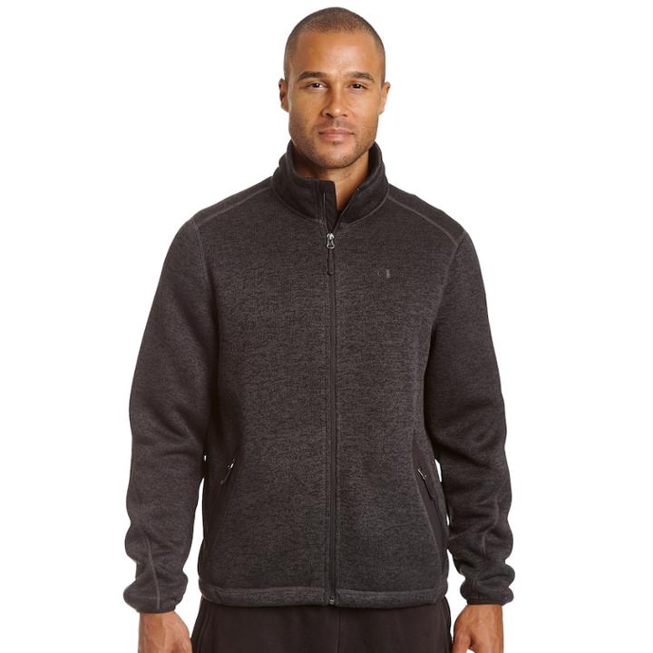 Big & Tall Champion Fleece Knit Jacket, Men's, Size: 2xb, Grey