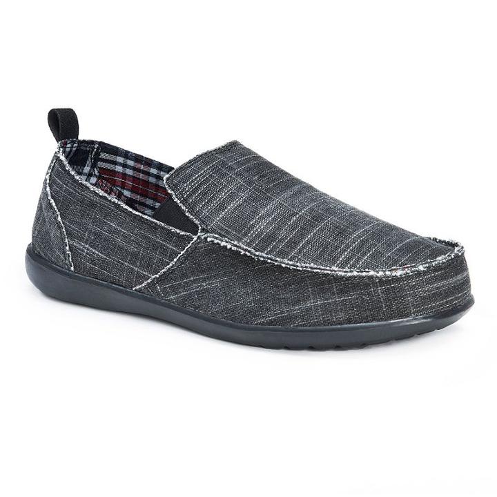 Muk Luks Andy Men's Slip-on Shoes, Size: Medium (11), Black
