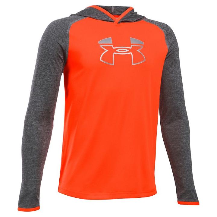 Boys 8-20 Under Armour Tech Block Hoodie, Boy's, Size: Medium, Beige Oth
