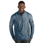Men's Antigua Tempo Classic-fit Half-zip Pullover Sweater, Size: 3xl, Blue (navy)